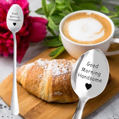 Löffel mit Gravur 'Good morning Handsome' | HANDSOMESPOON