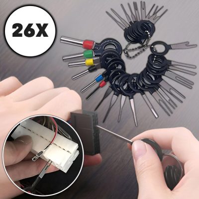 Werkzeugsatz zum Entfernen von Klemmen (26 Stück) | TERMITOOL